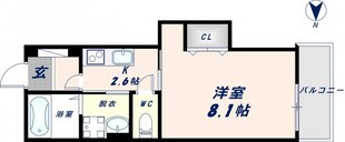 クリエオーレ近江堂の物件間取画像